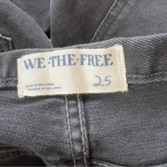 We The Free Daliah Stacked Low Rise Straight Cinched Leg Boho Urban Streetwear - Picture 2 of 13